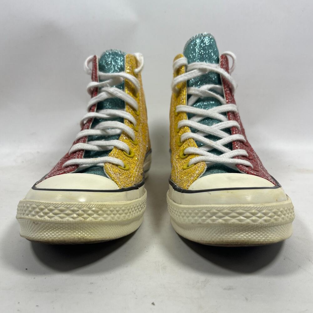 CONVERSE Sneakers M5.5 W7.5 All Star JW Anderson Chuck 70 Hi Top Glitter Barbosa - Picture 8 of 15